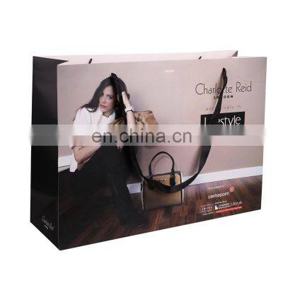 Retail Packaging Luxury Shopping Gift Paper Bag With Custom Logo