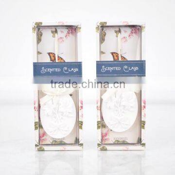 Hot Sale Hanging Aroma Scented Clay wih ribbon scented plaster SA-1993