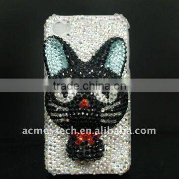 mobile Phone rhinestone motif shell