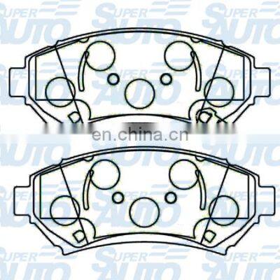 Automotive spare parts brake system Front Axle Auto brake pad 93734239