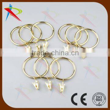 Golden ring for curtain buckle/curtain rings hooks clips