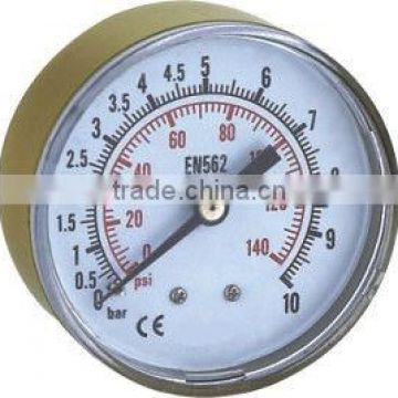 CE certificate pressure gauge ,gas gauge,(YJE-A-01)