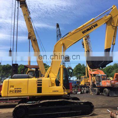 Used Japan KOMATSU PC220-6 Komatsu PC200, PC220 excavator with high quality