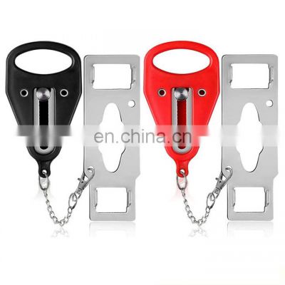 Factory direct Portable Security Door Lock Travel Lock Padlock Hotel Home portable door Lock