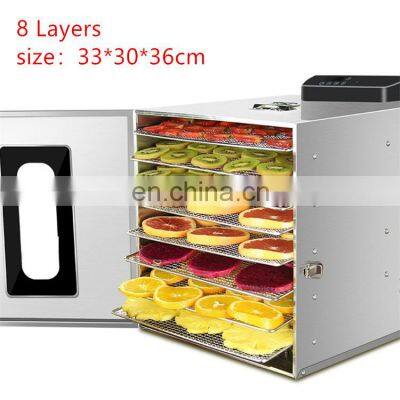 8 Trays Large Food Dehydrator Pet Snacks Dehydration Dryer Fruit Vegetable Herb Meat Drying Machine Stainless Ste photo-2