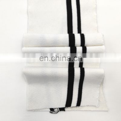 Smooth rib garment accessories polyester 1x1 2*2 ribbed elastic tops knitting rib nanjing