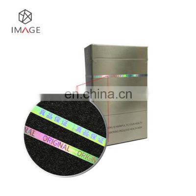 Cigarette Packaging Anti-counterfeiting Hologram Tear Tape for Easy Open