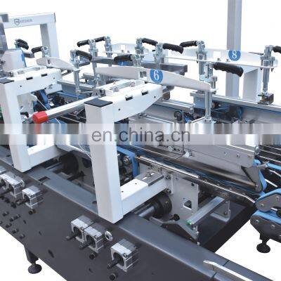 XS-850 Automatic Lock Crash Bottom 4 6 Corner Folder Gluer Machine photo-5