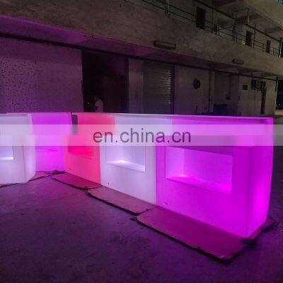 2022 Modern High Quality Wholesale Dining Tables Bar Counter Hot Selling Glowing Bar Counter for Sales