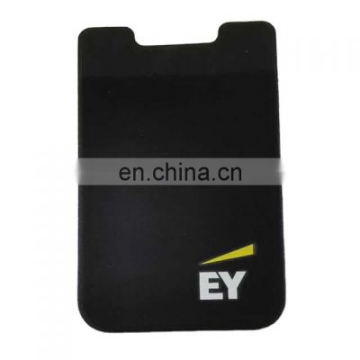 Custom Adhesive Microfiber Credit Card Wallet Rfid Cardholder