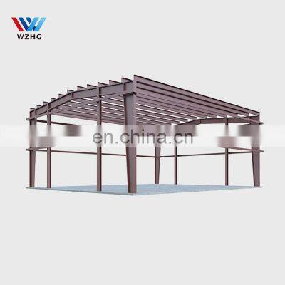 Outdoor House Price Prefab Metal Waterproof Building Prefabricated Garden Metal Garage Storage Sheds Steel Structure Sheds photo-2