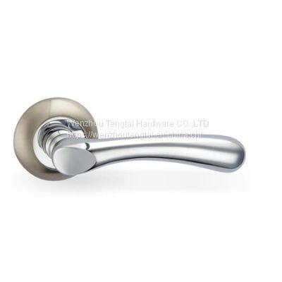 Popular New Design Good Quality Zinc Alloy/zamac/zamak/aluminum Door Handle for European Door Lock