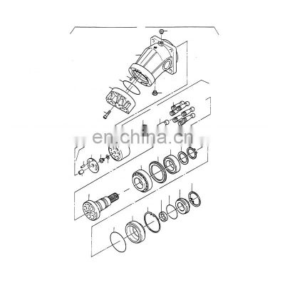 PC4000-6 Gear Pump 7055131210 PC4000-11 Hydraulic Pump 708-2K-00330