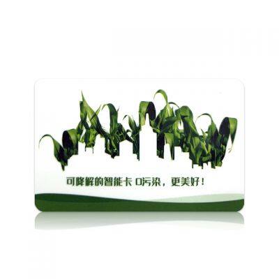 PLA Sheet Eco-Friendly Polylactic Biodegradable Material Pre-laminated Nfc RFID Smart Card Inlay For Access Control photo-4
