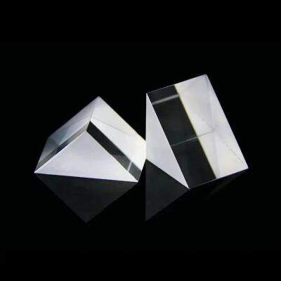 High Precision Dichroic Optical Glass Prism, Right Angle Beam Splitter Lens photo-2