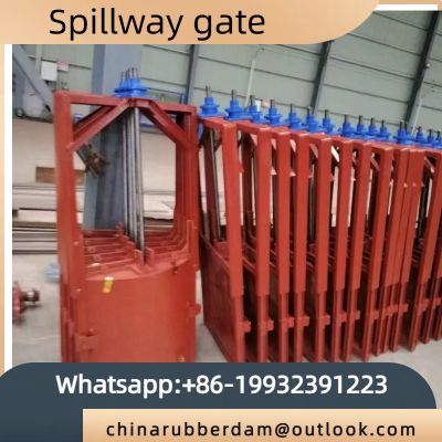 Cast iron copper inlaid one-way circular gate, Φ 800 sewage gate hoist, stop water gate support, as shown in the diagram