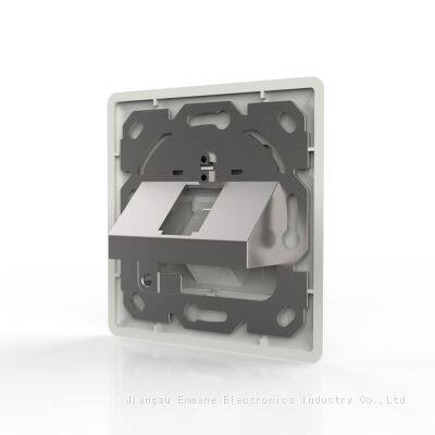 FTP Shileded German Type Rj45 Wallplate for Keystone Modules photo-4