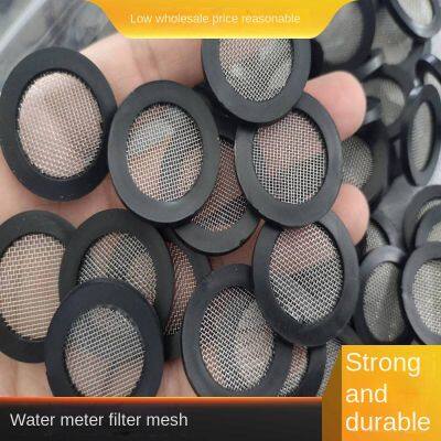 With Filter Pad, Sealing Gasket, Dn20 Water Meter Filter Screen, 304 Filter Screen, 40 Mesh, Sealing, Black Sealing Ring, Yufeng photo-2