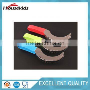 Watermelon Slicer Corer & Server Knife as Seen on TV STAINLESS STEEL GIFT - STRAWBERRY HULLER NOT SHARP KID-FRIENDLY PERFECT photo-2