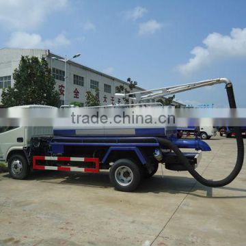 Dongfeng mini fecal suction truck price, 4x2 septic tank pump truck