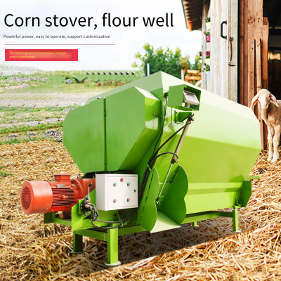15-cubic-meter Livestock Feed Grass Mixer, Towable Wheat Straw Mixer, Automatic Weighing Cattle and Sheep Feed Mixer photo-3