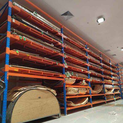Durable Steel Plate Storage Rack Heavy Duty Sheet Panel Shelving for Logistics Industry photo-4