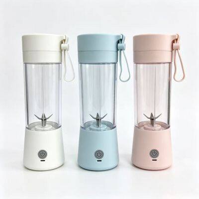 Portable Blender 350ml 1300mAh USB Rechargeable Mini Smoothie Blender Cup 6-Blade Juicer for On-the-Go OEM/ODM Supported