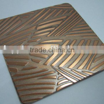 304 stainless steel decorative copper sheet