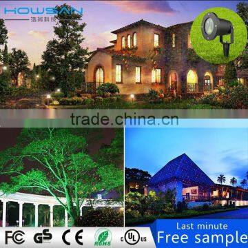 Outdoor Laser Lights Star Projector Light Garden Light Landscape Light with LED spotlight and Wireless Remote Control