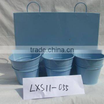 Blue Bucket With One Handle photo-2