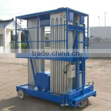 three column aluminum alloy elevator/three mast aluminum alloy lift platform QYLH10-250-3