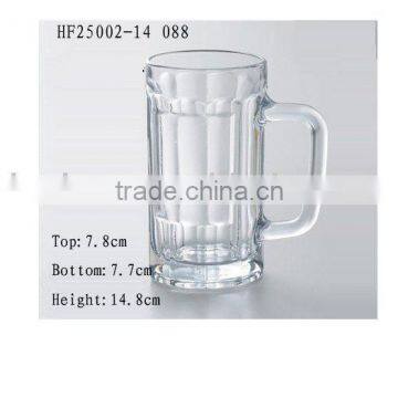 2015 glass beer mug HF25002-14