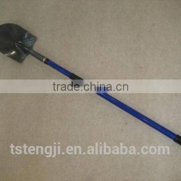 steel shovel with fiberclass handle steel shovel