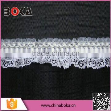 Fashion spandex mesh trim decorated with elastic fabric