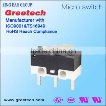 Zing Ear High Quality Hot Selling Small 2 ac Micro Switch