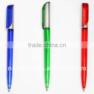 plastic pen with large printing area good for gift (va23-61)