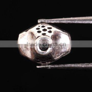 925 Solid Sterling Silver Wholesale Four-Faced Beads photo-2