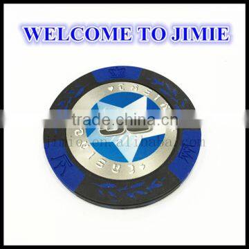 Clay Stickers Paulson Poker Chips photo-2