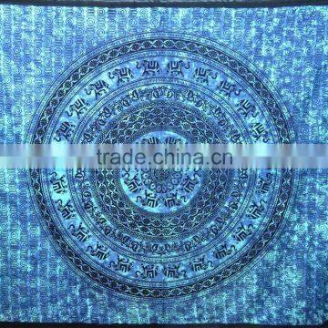 HIPPIE GYPSY TIE DYE INDIAN MANDALA PATTERN VINTAGE HIPPIE WALL DECORATIVE THROW