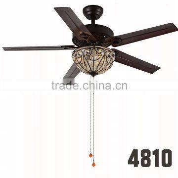 Espresso Aluminum Handmade Ceiling Fan Wholesale Price