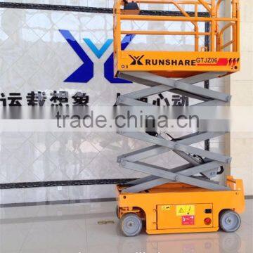 Top quality 6m mini protable scissor lift