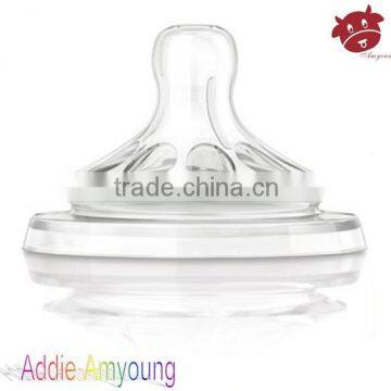 real sense silicone nipple,realistic breasts infant nipple and ring, soft milk bottle nipple                        
                                                Quality Choice