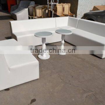 Pure White Fabric Sectional Sofa Set XYN430 photo-3
