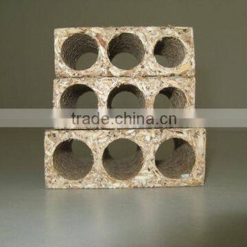 Hollow core particle board