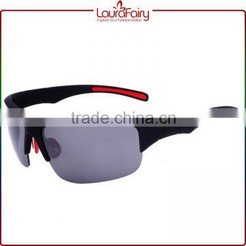 Laura Fairy Custom Made Half Rim Gray Lens Parkour Sports Myopia Running Sunglasses