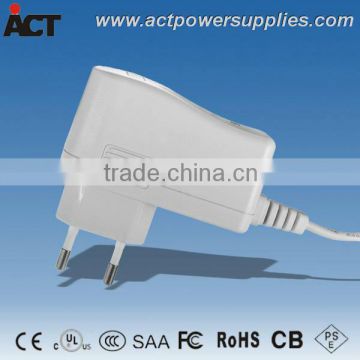 Wall outlet LED driver SAA CE approval AC DC adapter 12V 500ma