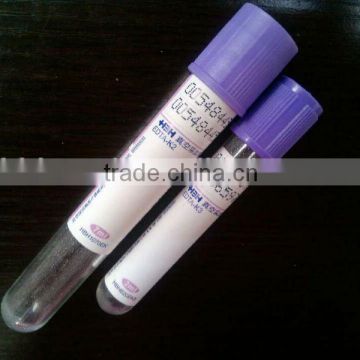 Disposable vacuum EDTA K2,K3 tube(ISO,CE approved)