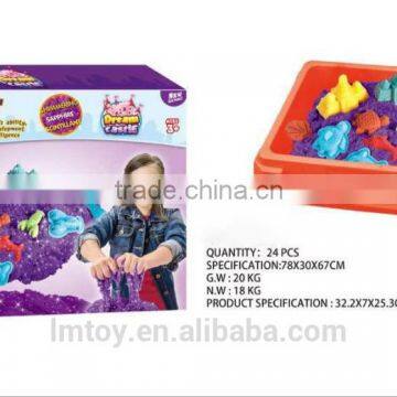 Magic 500g Beach Tower Space Motion Sand with 5 mold and 1 table