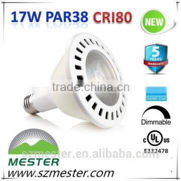 LED PAR38 Spotlight 17W ,dimmable UL led PAR lamp