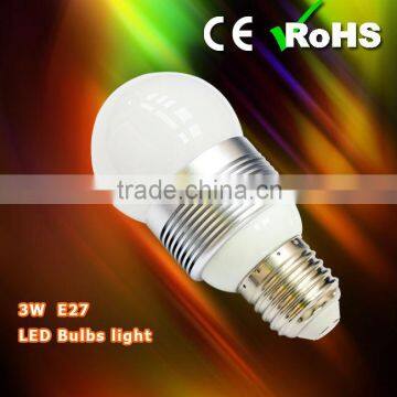 High output led bulbs E27 3w LED Bulb Light.2 years warranty